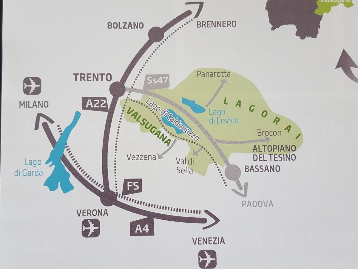 Vila Masetto Egidio Eco-Agritur Strigno Exteriér fotografie
